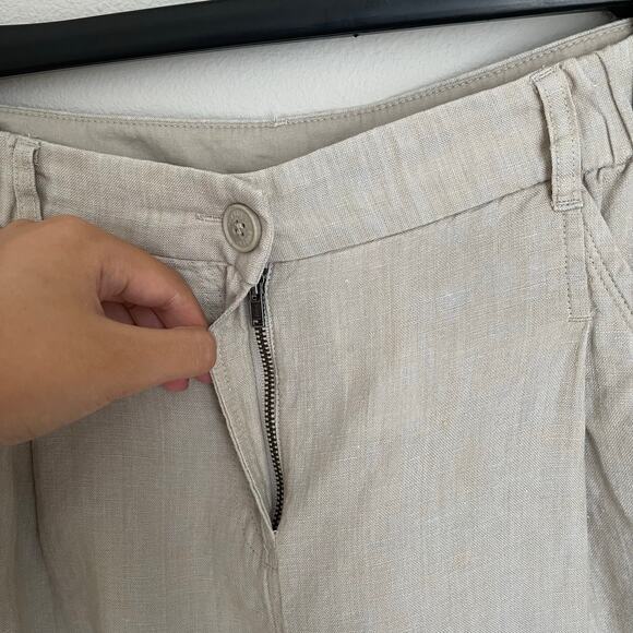 POETRY Linen Tailored Trousers Pants (Size 8 Womens) - Picture 5 of 9